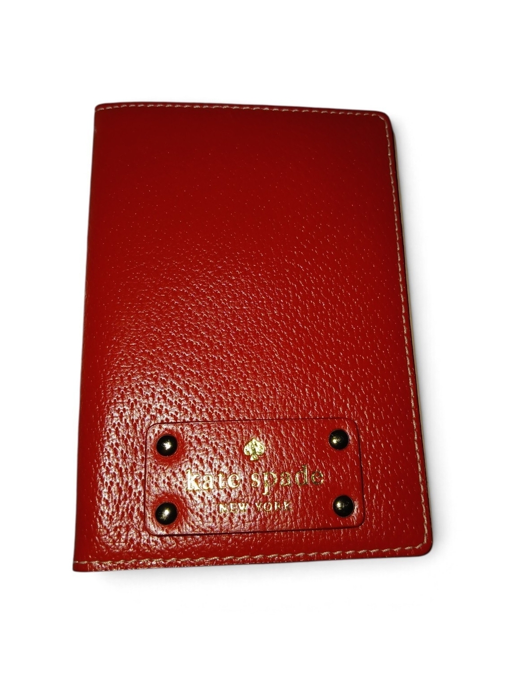 Kate Spade Cherry Red Leather Passport Holder